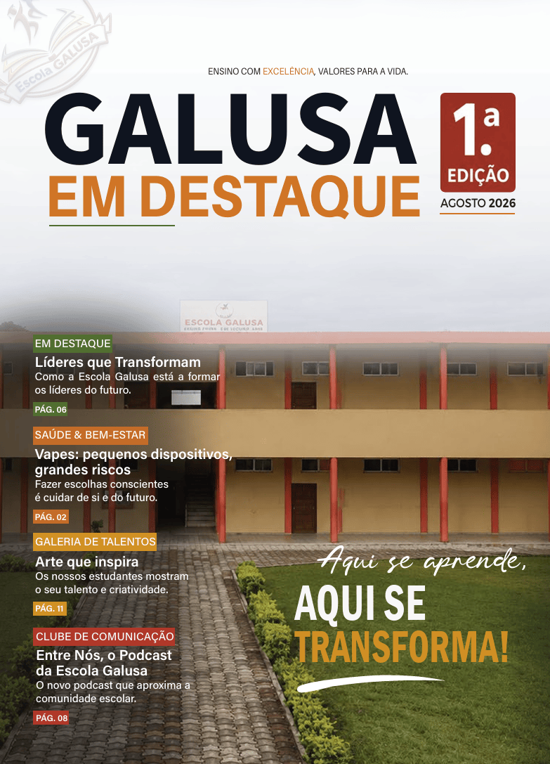 Capa do Boletim Informativo da Escola Galusa